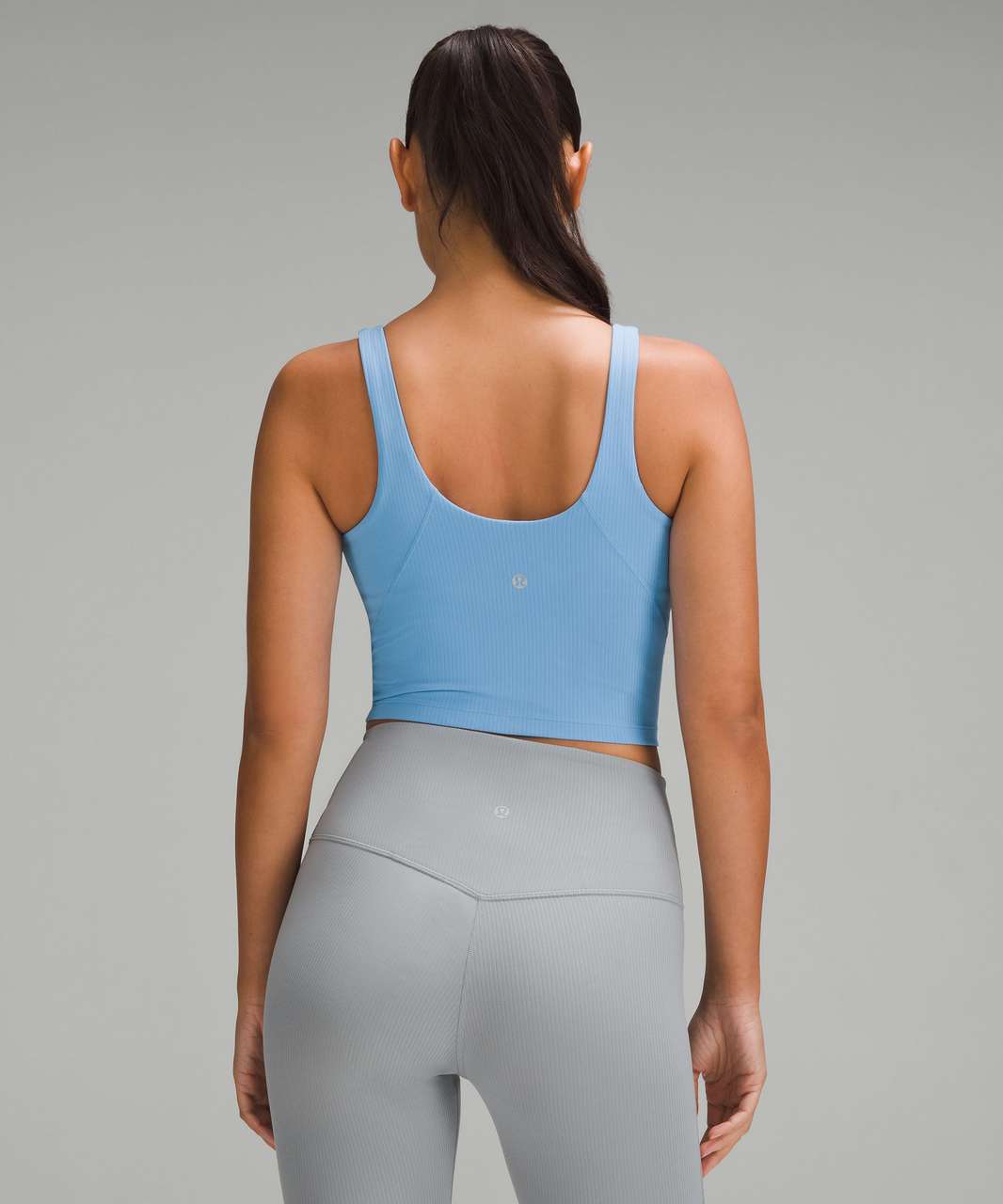 Lululemon Align Ribbed Henley Tank Top - Aero Blue