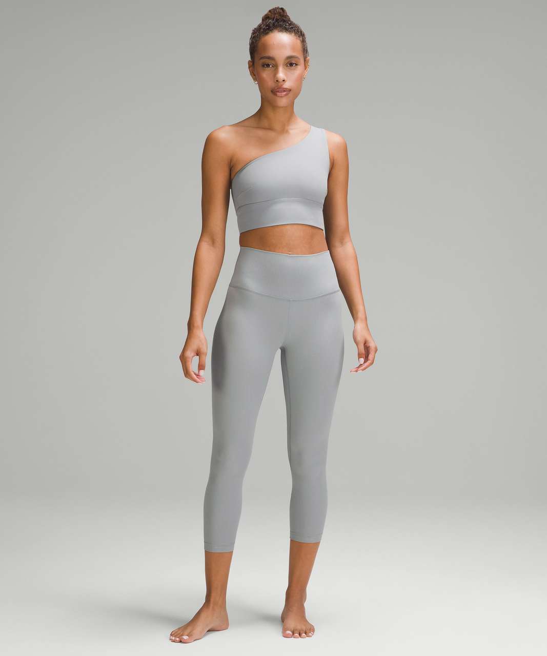 Lululemon Align Ribbed High-Rise Crop 23" - Rhino Grey