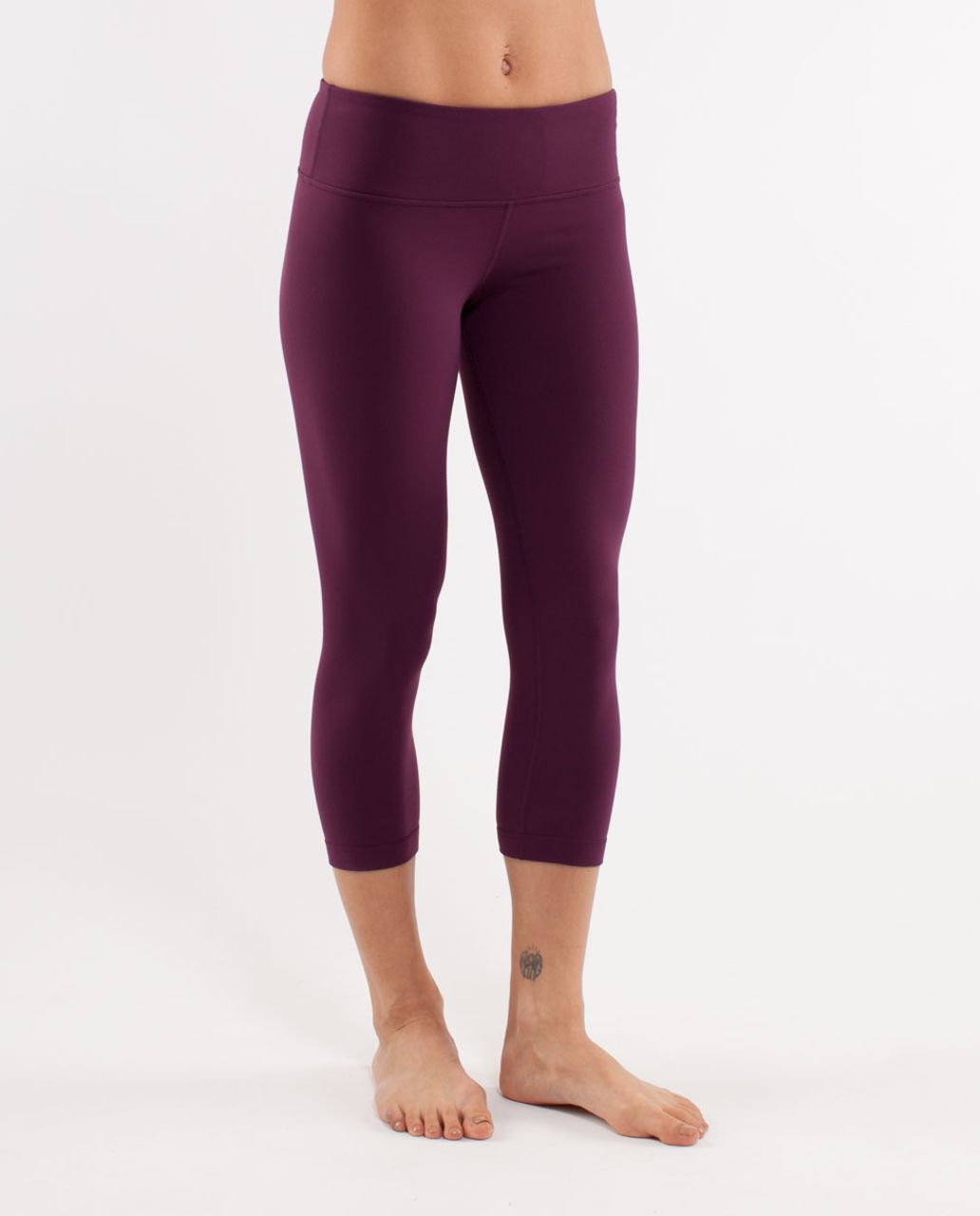 Lululemon Wunder Under Crop - Plum