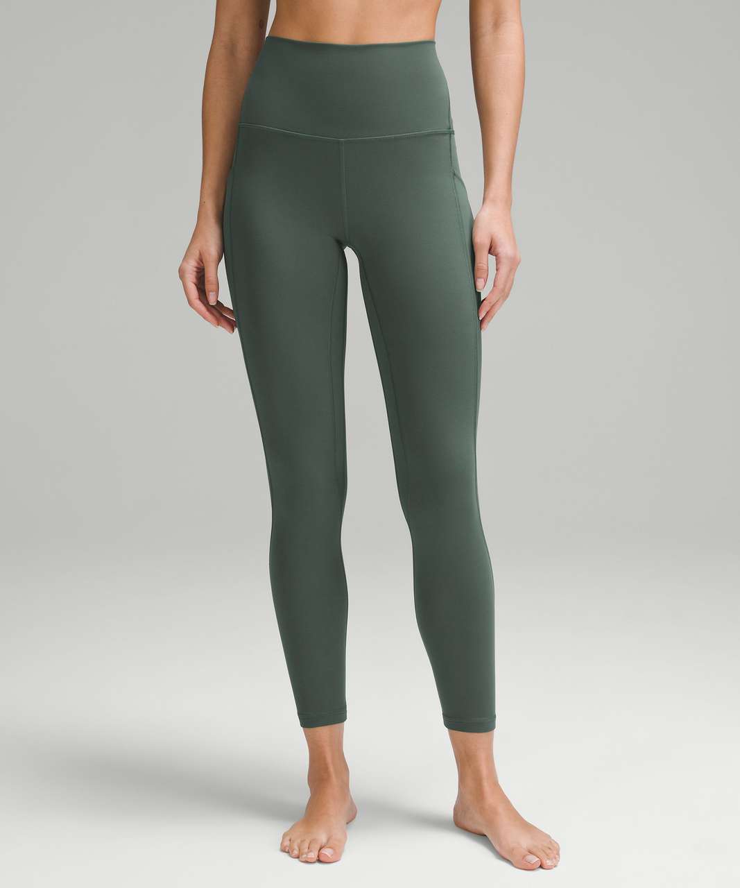 Lululemon Align High-Rise Pant with Pockets 25 - Dark Forest - lulu  fanatics