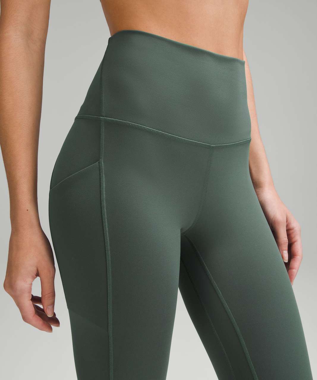 Lululemon Align High-Rise Pant with Pockets 25" - Dark Forest