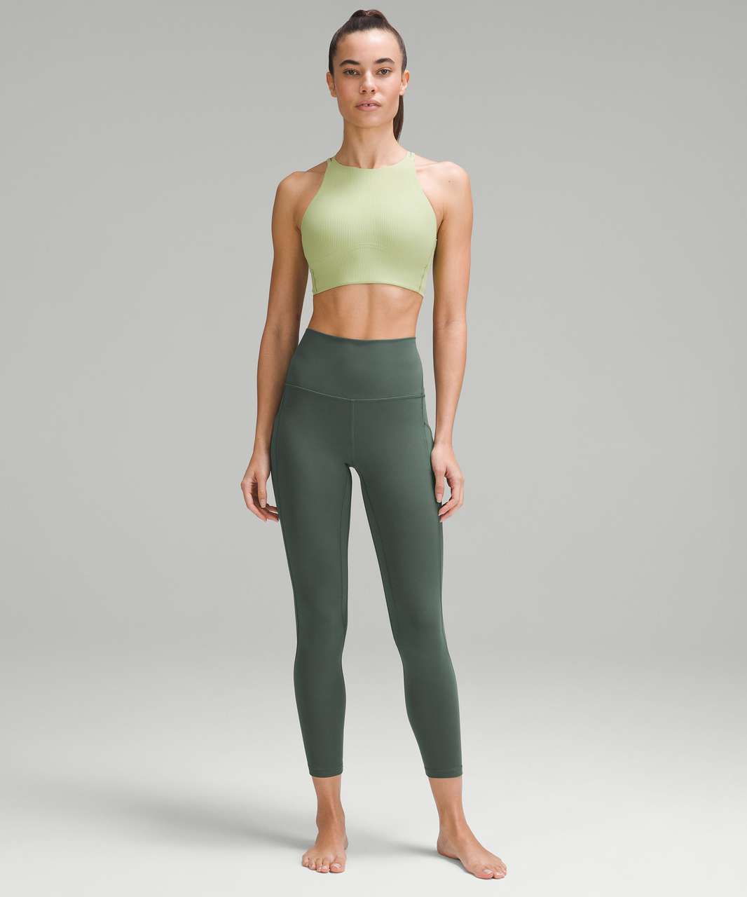 Lululemon Align High-Rise Pant with Pockets 25 - Dark Forest - lulu  fanatics