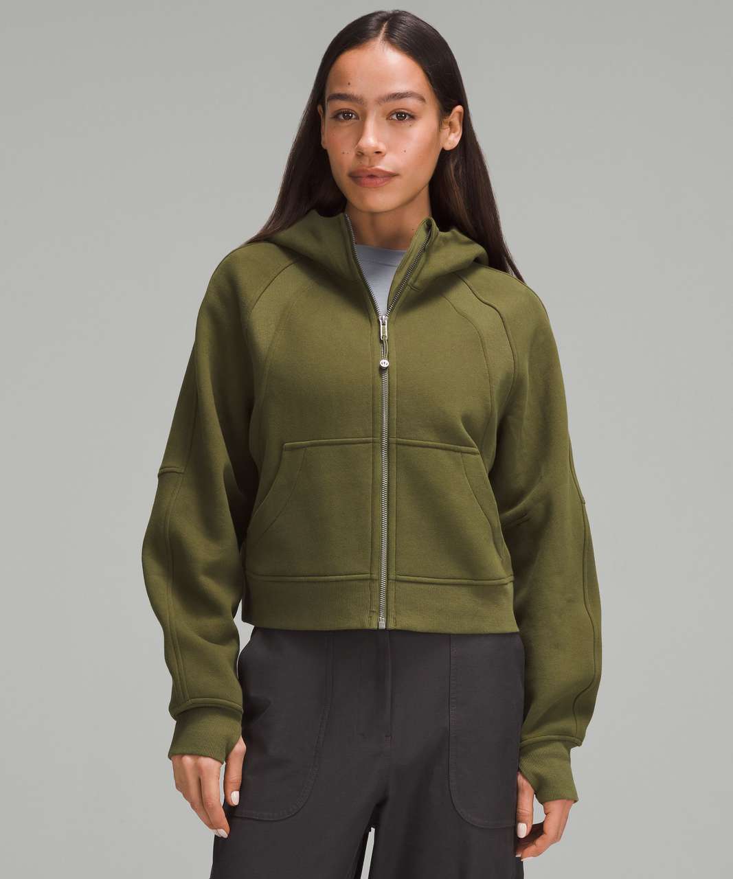 Lululemon Scuba Oversized Full-Zip Hoodie - Ether Green