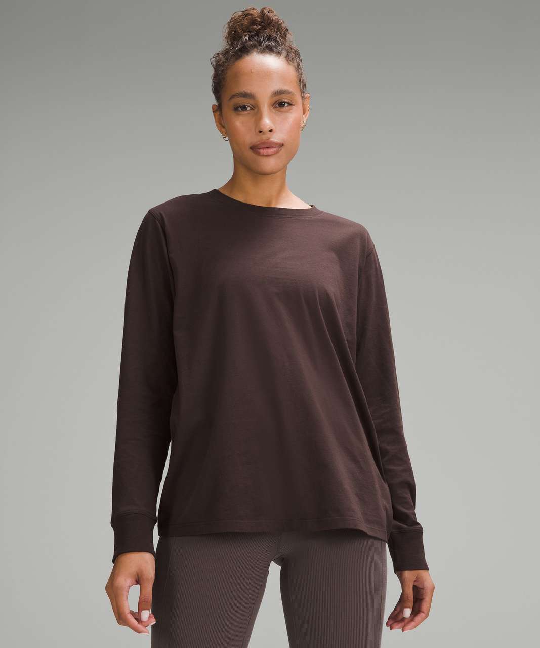 Lululemon All Yours Crew *Graphic - Brown Earth - lulu fanatics