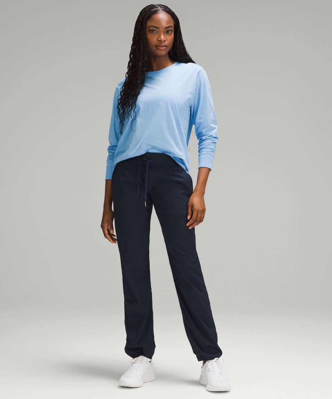 Lululemon All Yours Long-Sleeve Shirt - Pitch Blue - lulu fanatics