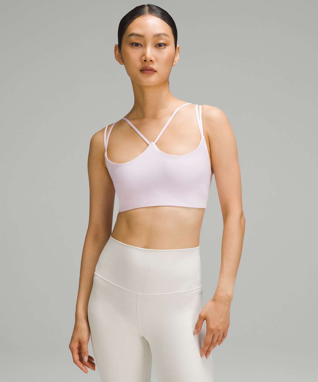 Lululemon Nulu Strappy Yoga Bra *Light Support, A/B Cup - Meadowsweet Pink