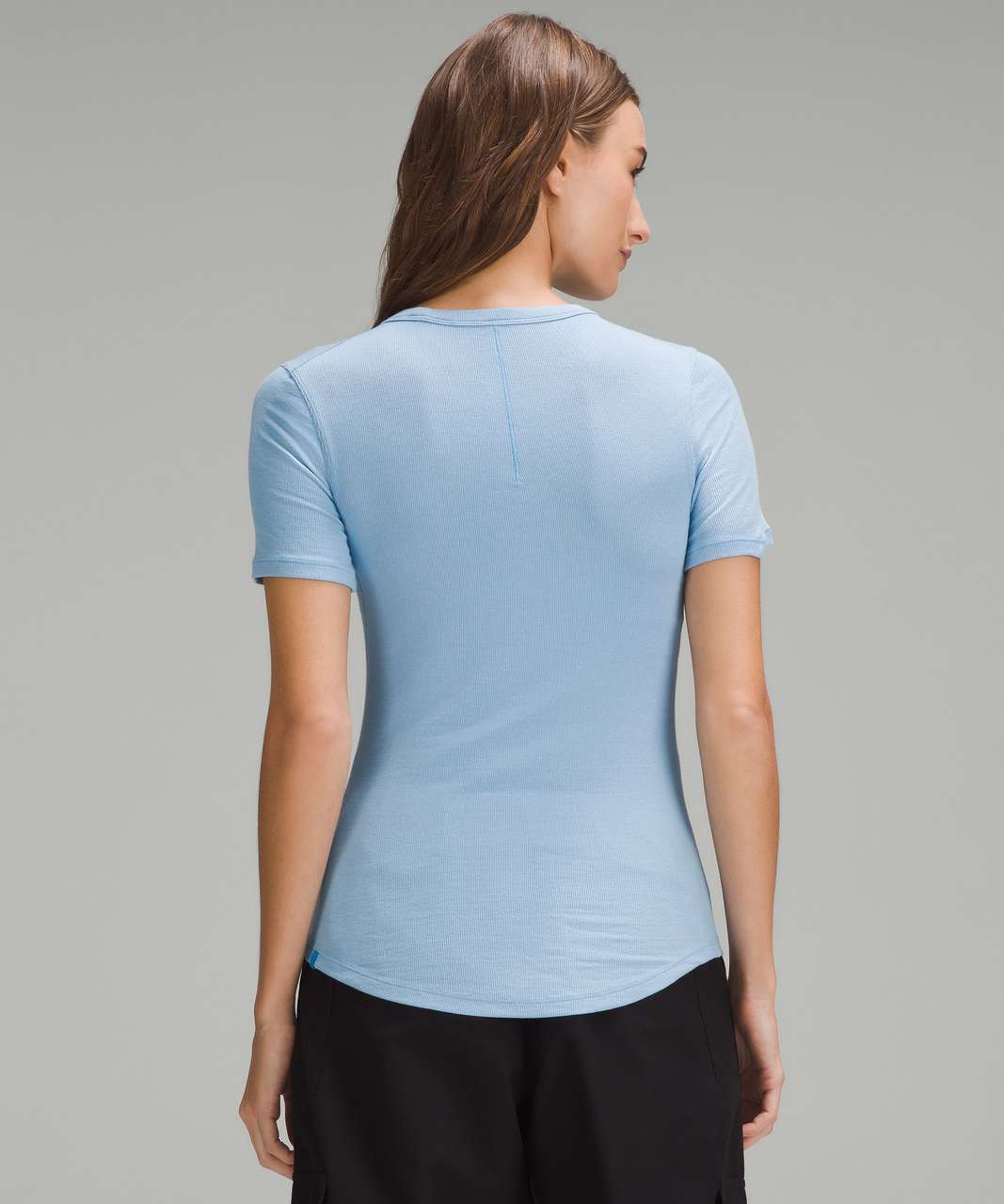 NEW Women Lululemon Swiftly Tech Short Sleeve 2.0 Pipe Dream Blue Size  4-6-8