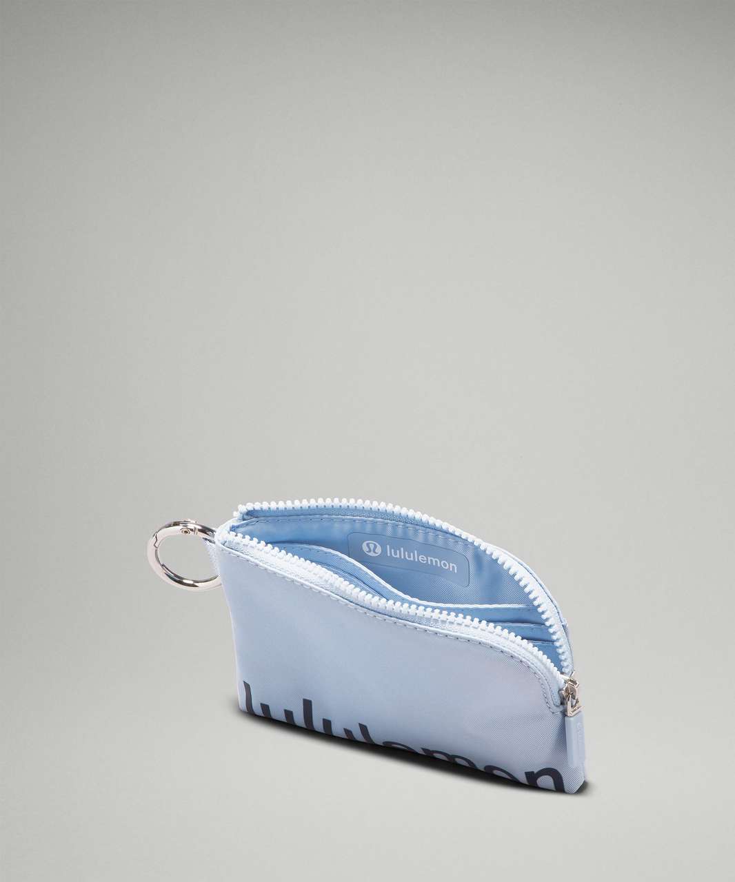Lululemon Blue Manifesto Zipper Pouch Coin Purse Gift Card Holder