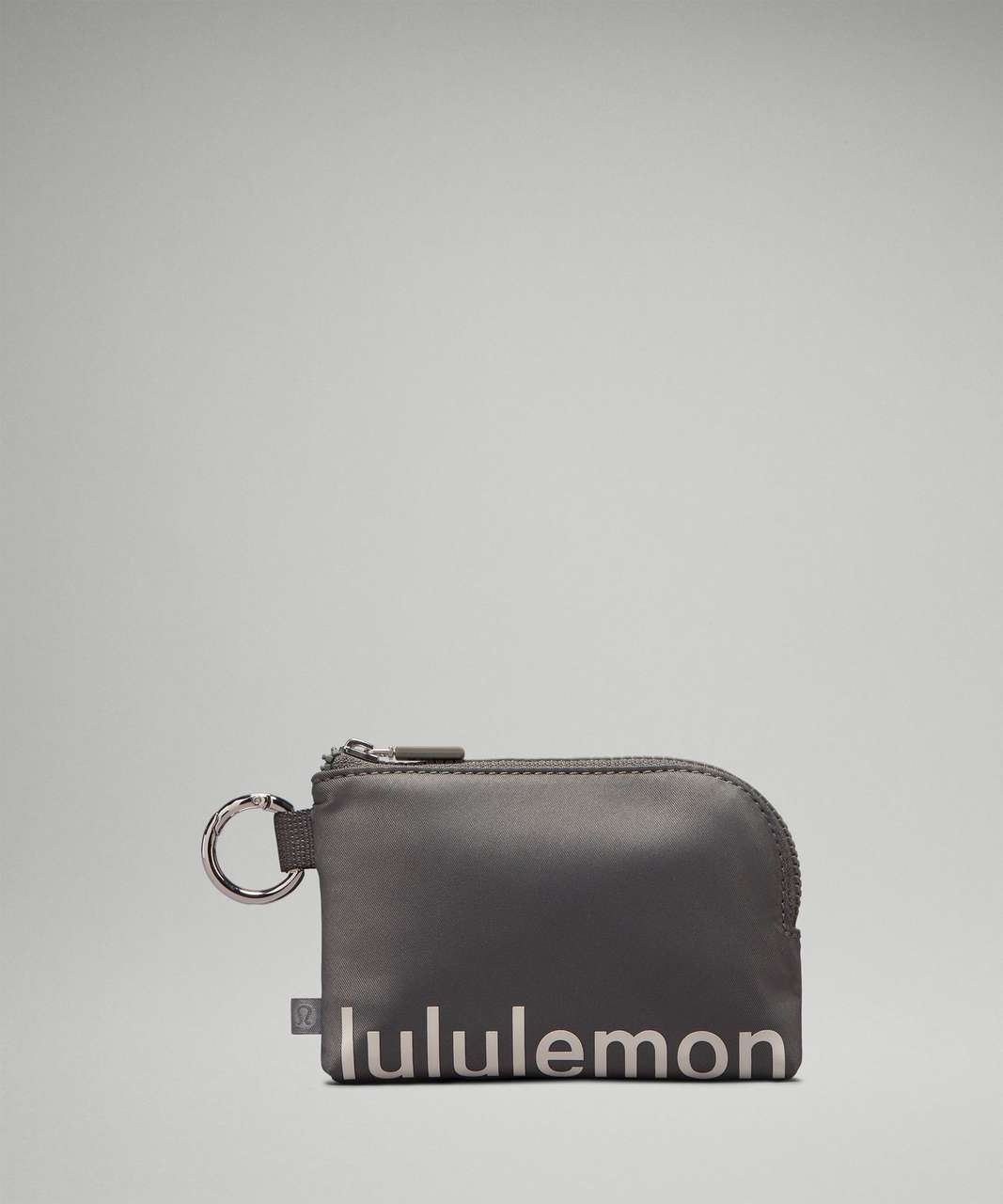 Lululemon Clippable Card Pouch - Grey Sage / White Opal