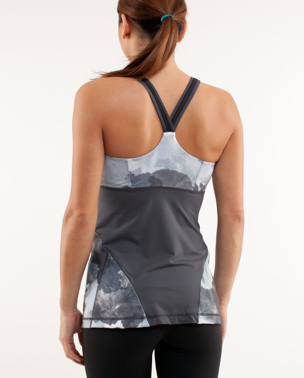 Lululemon Cross My Heart Tank - White Coal Tinted Canvas Super