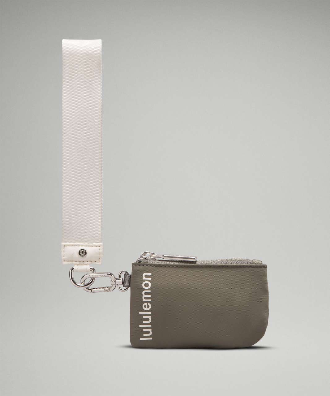 Lululemon Dual Pouch Wristlet 🩶 Grey Sage White Opal 🩶 NWT *NEW!*