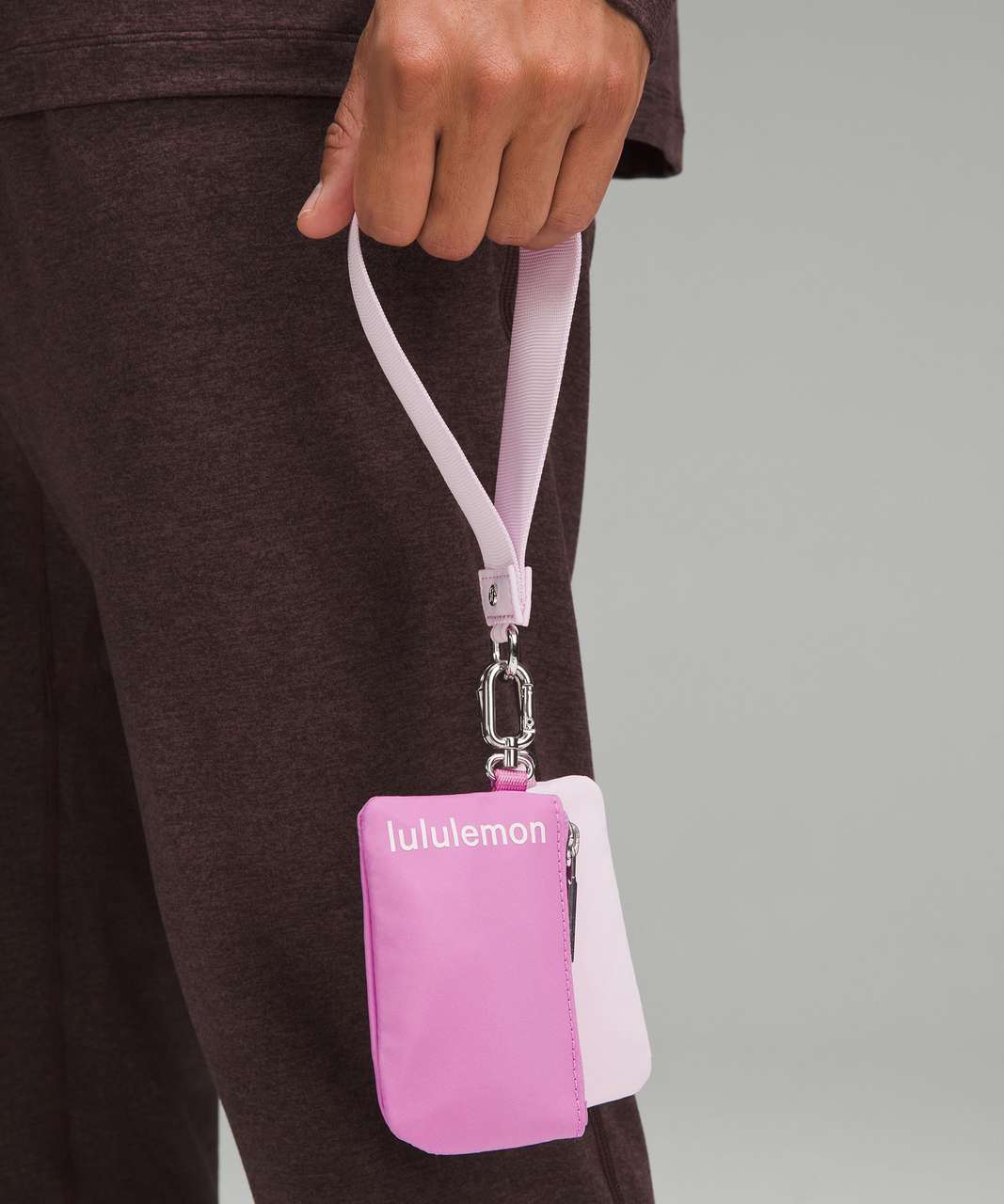 Track Dual Pouch Wristlet - Dahlia Mauve/Meadowsweet Pink at Lululemon