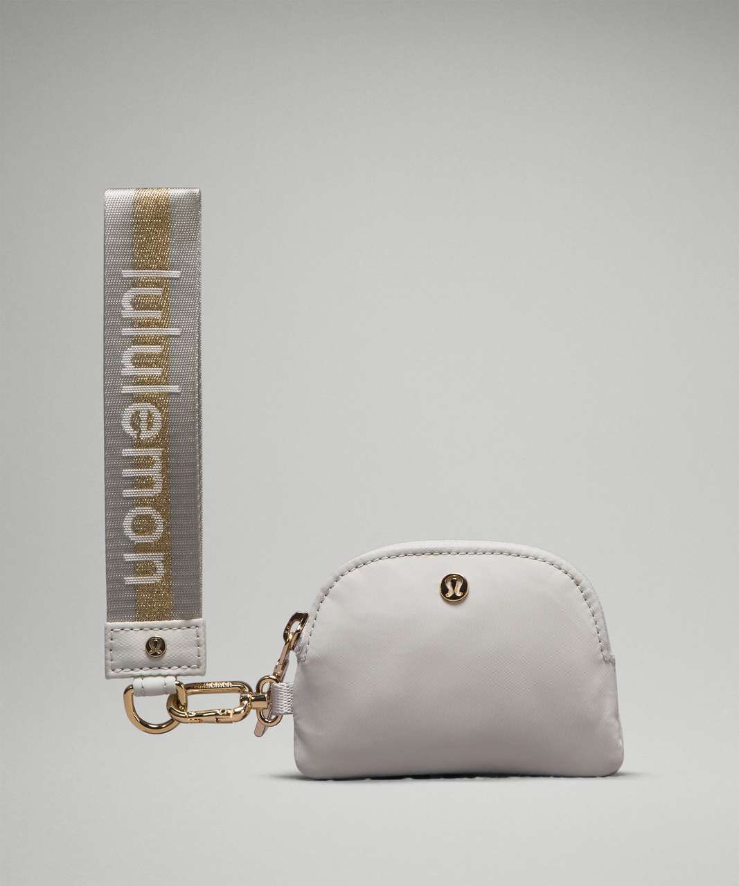 Track Dual Pouch Wristlet - Vapor/Gold/White at Lululemon