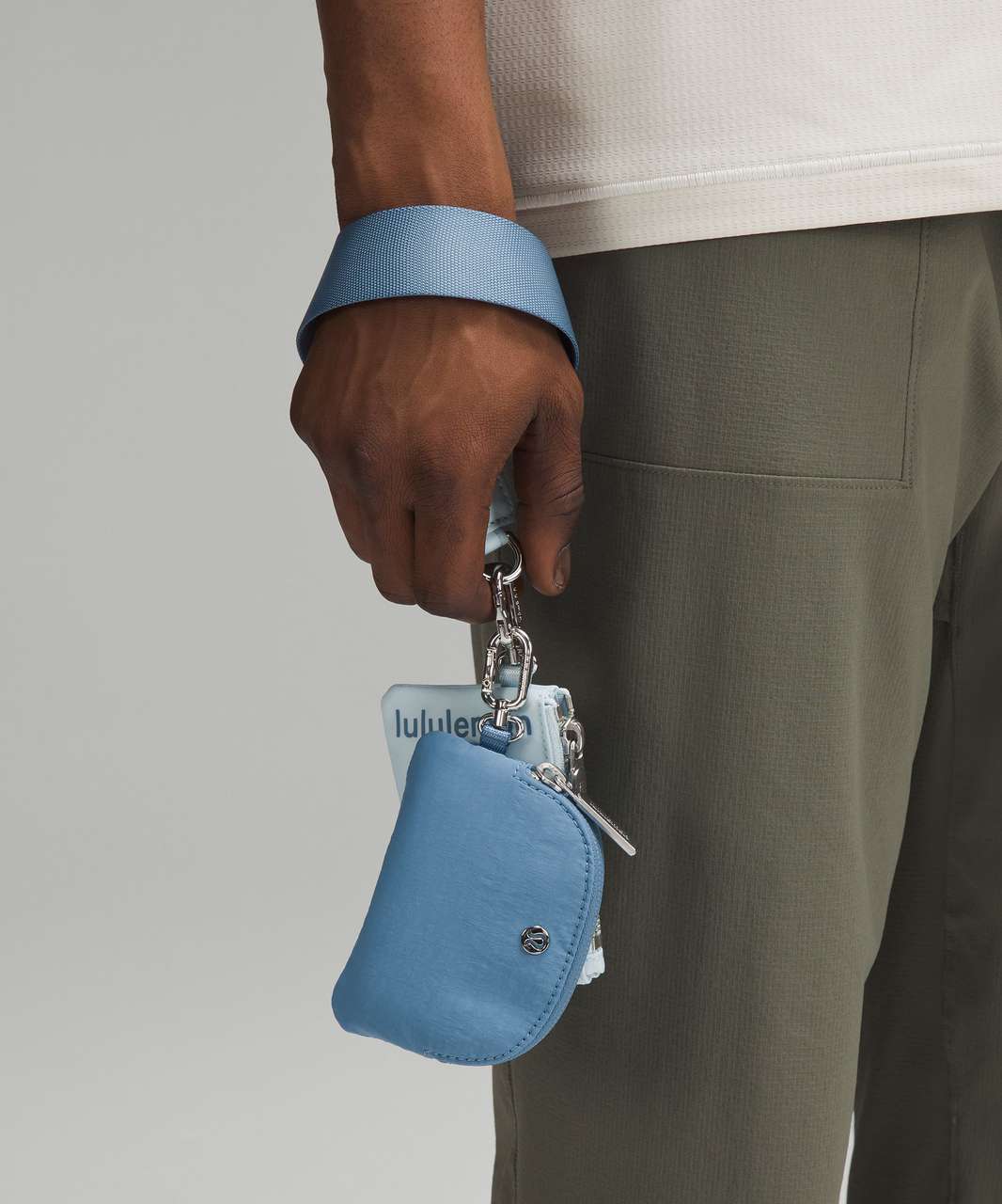 Track Dual Pouch Wristlet - Powder Blue/Utility Blue at Lululemon