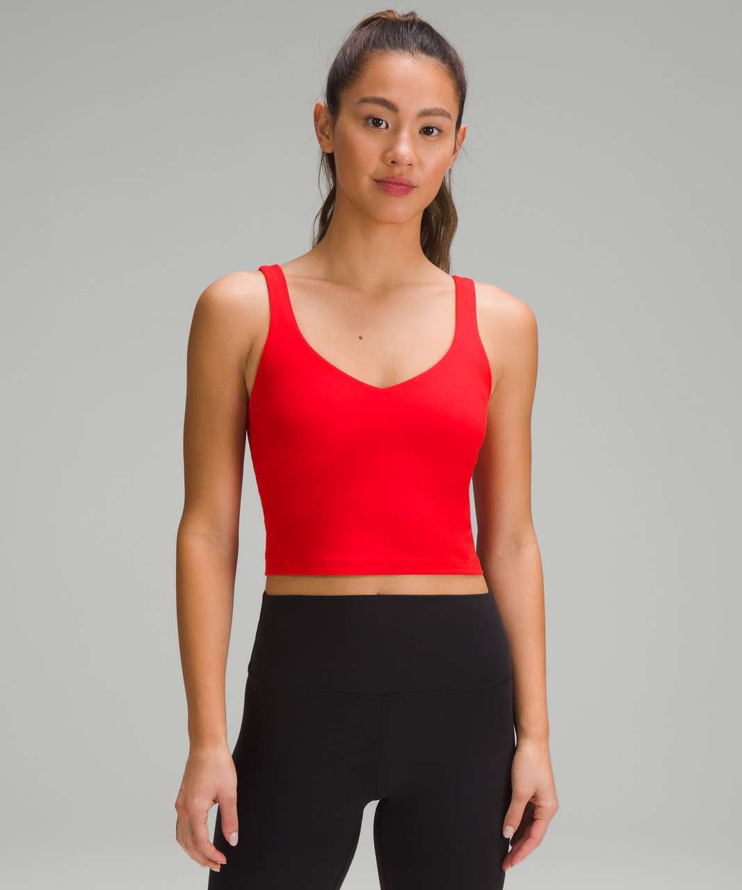 Lululemon High-Neck Tight-Fit Shelf Bodysuit - Contour - lulu fanatics