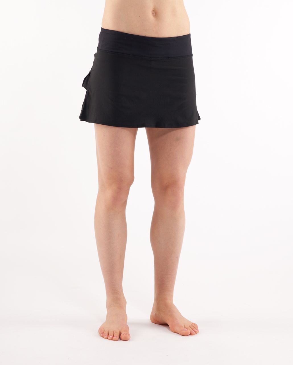 Lululemon Pace Setter Black Athletic Tennis Skirt Skort Women Size