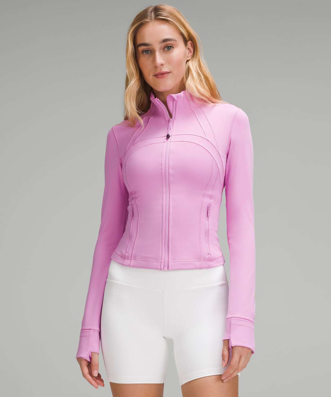 Lululemon Define Cropped Jacket *Nulu - Dahlia Mauve - lulu fanatics