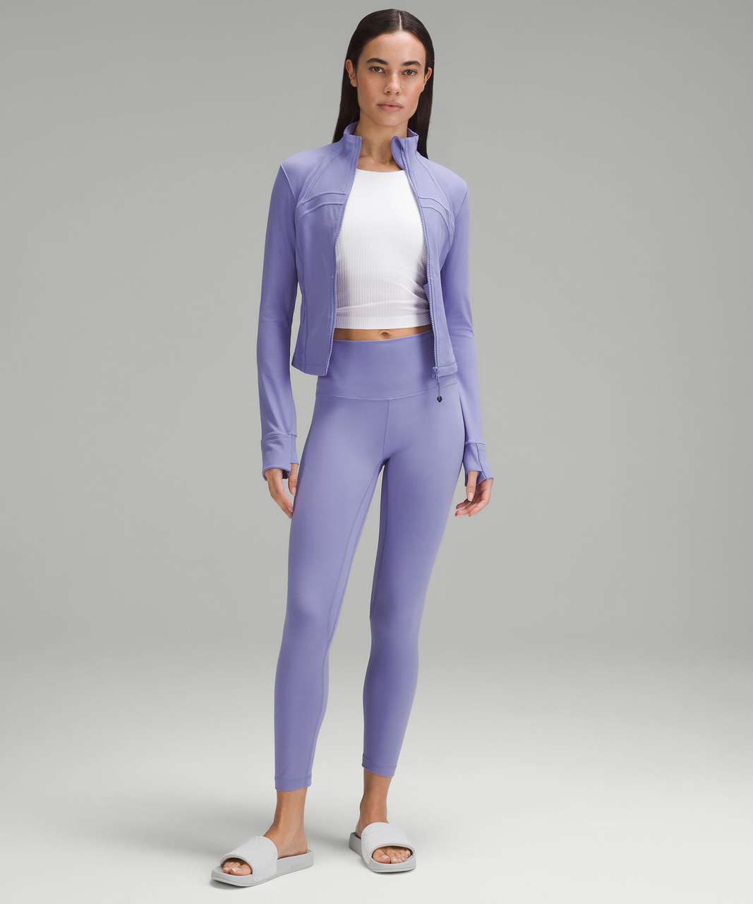 Lululemon Define Cropped Jacket *Nulu - Dark Lavender - lulu fanatics