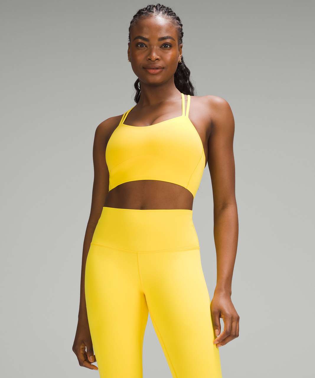 Lululemon Like a Cloud Longline Bra *Light Support, B/C Cup - Utility  Yellow - lulu fanatics