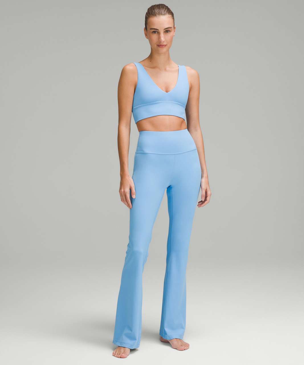 Lululemon Free To Be Bra - Aero Blue - lulu fanatics