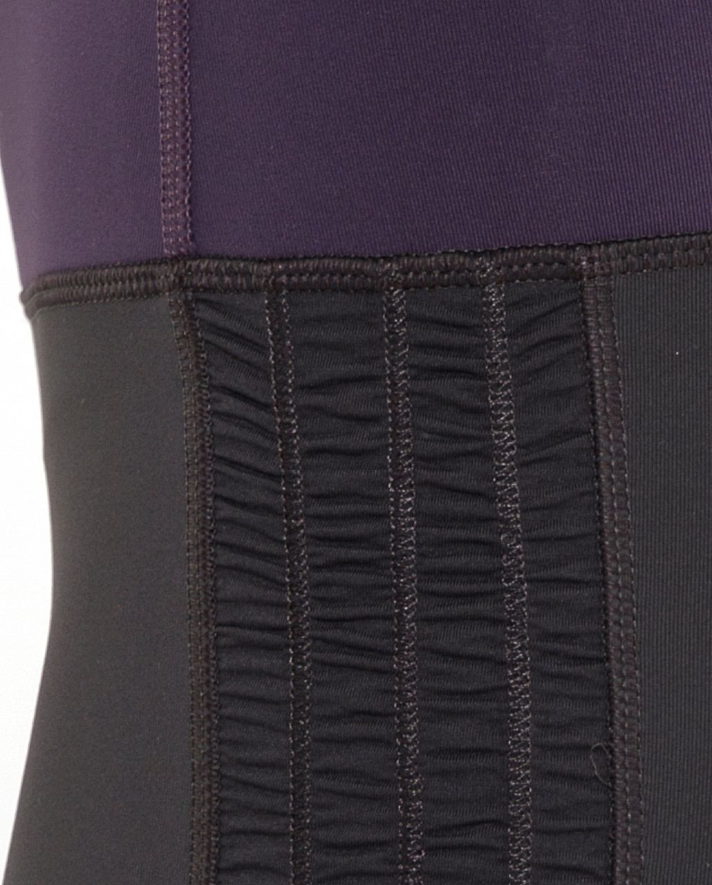 Lululemon Run:  Free Crop - Black /  Black Swan