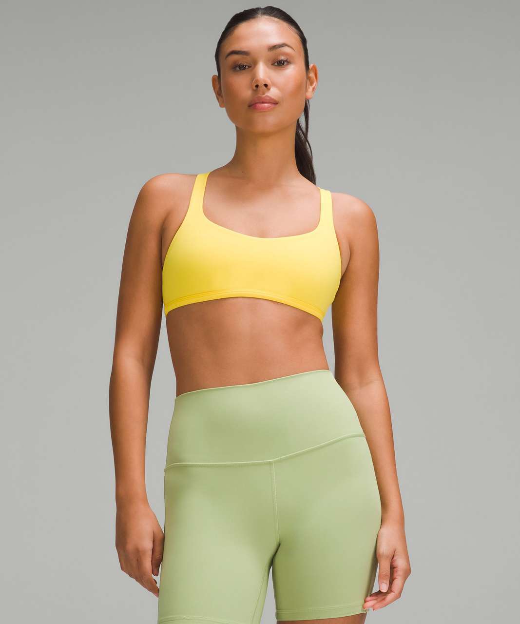 Lululemon Free to Be Bra - Wild *Light Support, A/B Cup - Utility Yellow