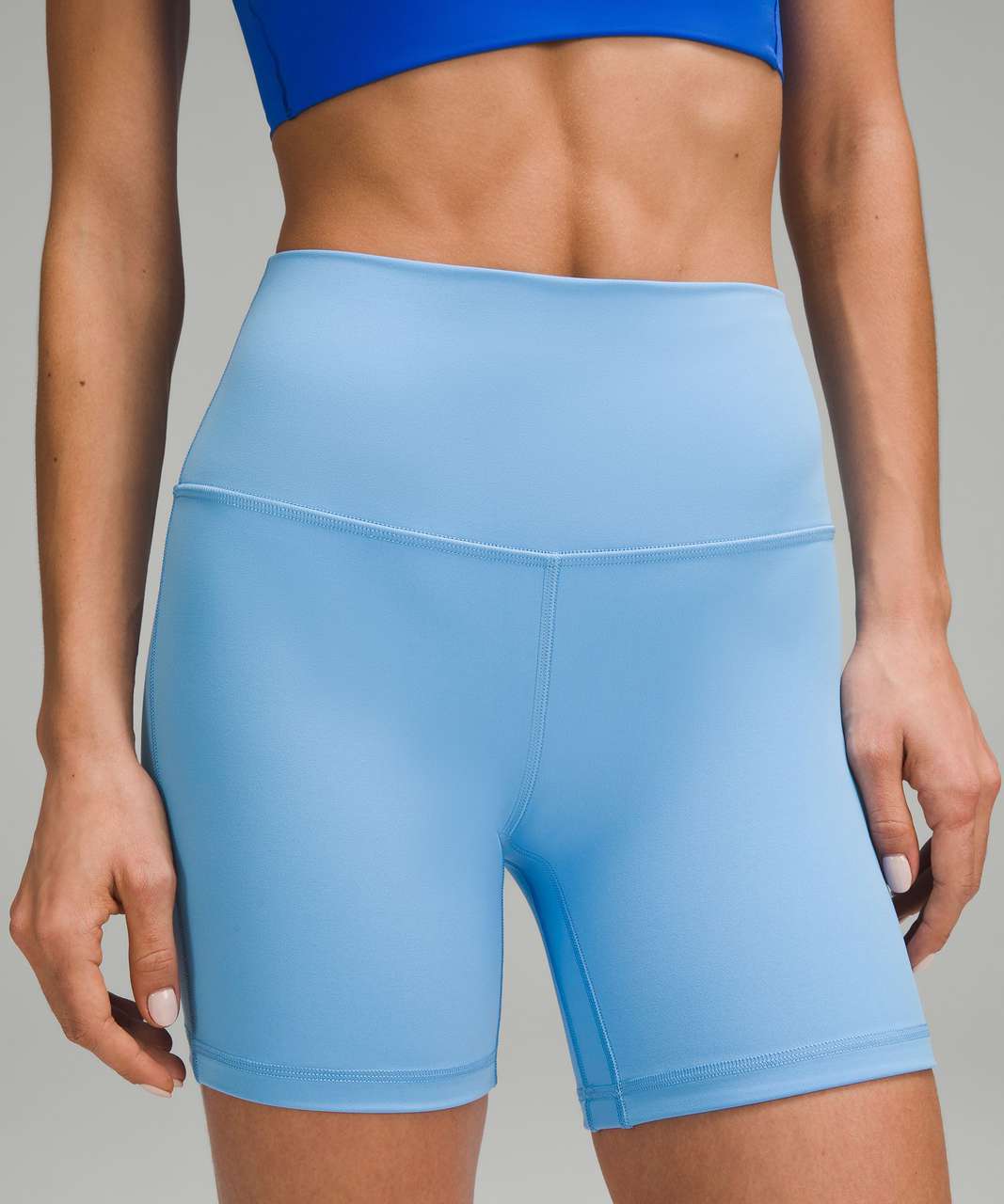 Lululemon Underease Super-high-rise Shortie Underwear - Aero Blue