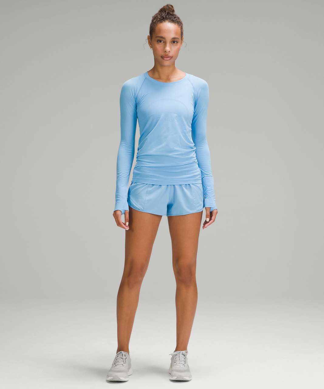 Lululemon Swiftly Tech Long-Sleeve Shirt 2.0 - Aero Blue / Aero Blue