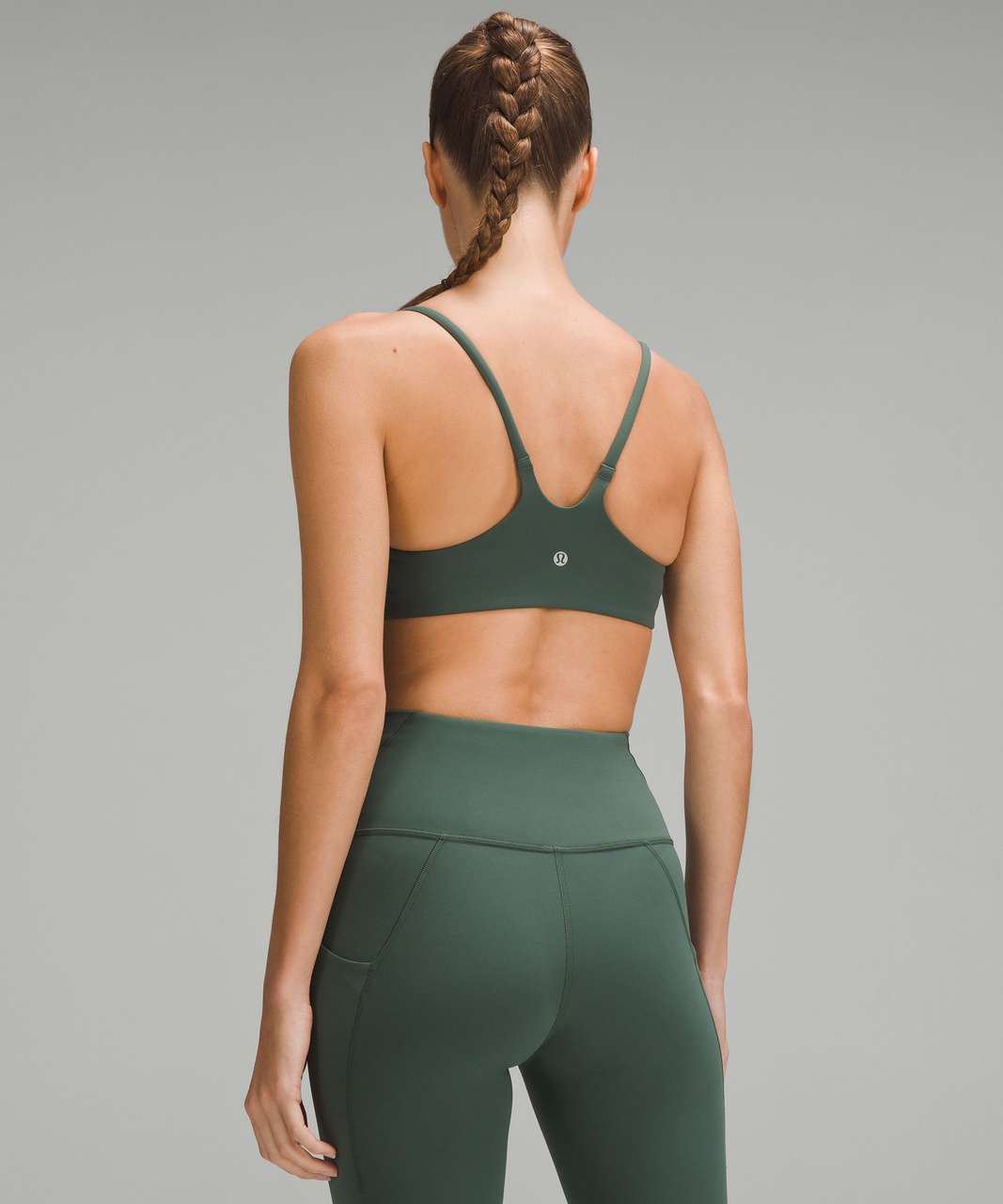 Lululemon Women Training Sports Bra Wunder Train Long Line LW2CNSS