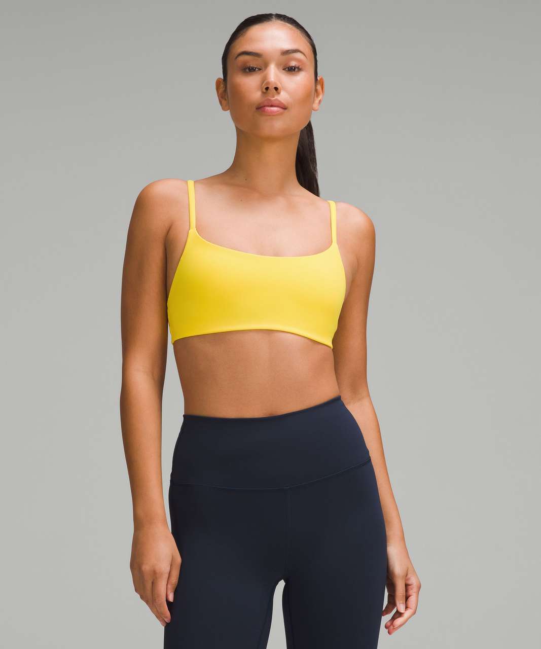Lululemon Wunder Train Strappy Racer Bra *Light Support, A/B Cup - Utility Yellow