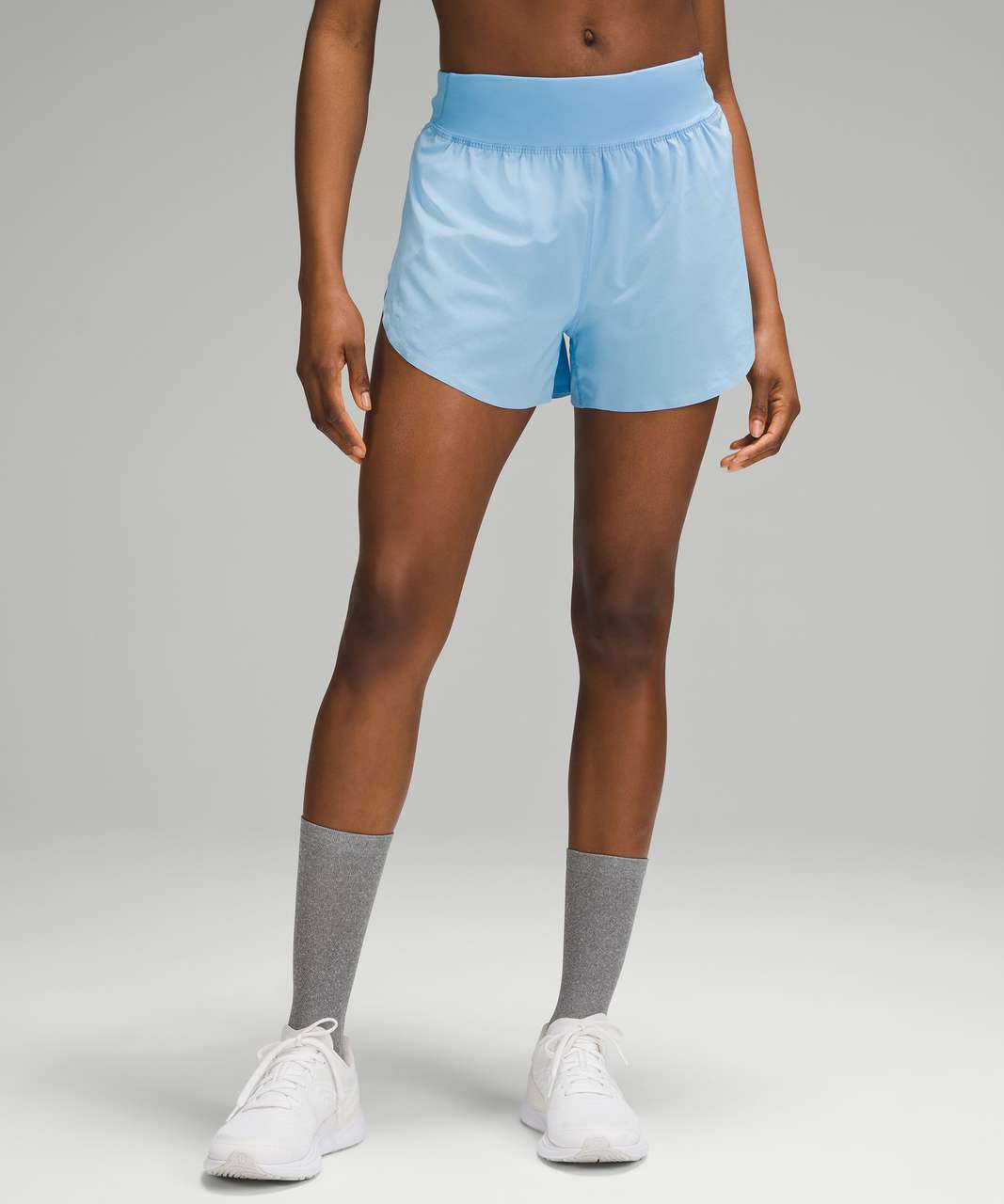 Lululemon Fast and Free Reflective High-Rise Classic-Fit Short 3" - Aero Blue