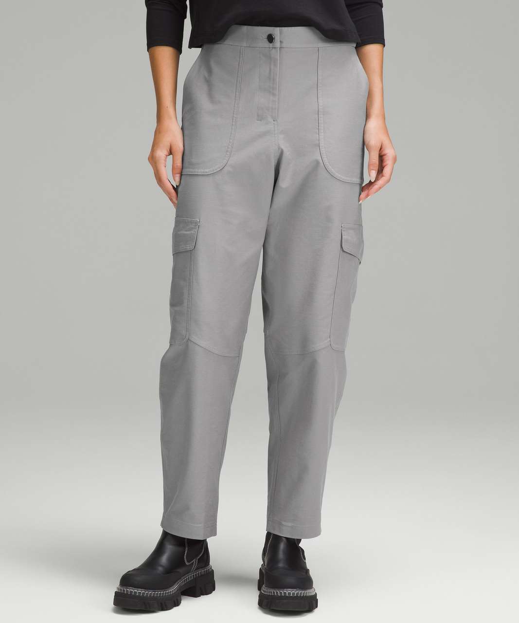 Lululemon Light Utilitech Cargo Pocket High-Rise Pant - Rhino Grey - lulu  fanatics