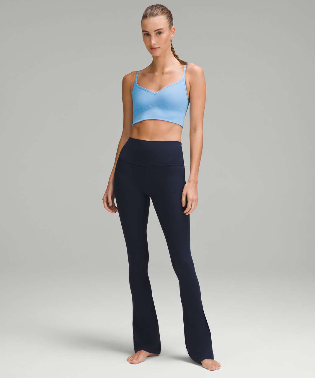 Lululemon Free To Be Bra - Aero Blue - lulu fanatics