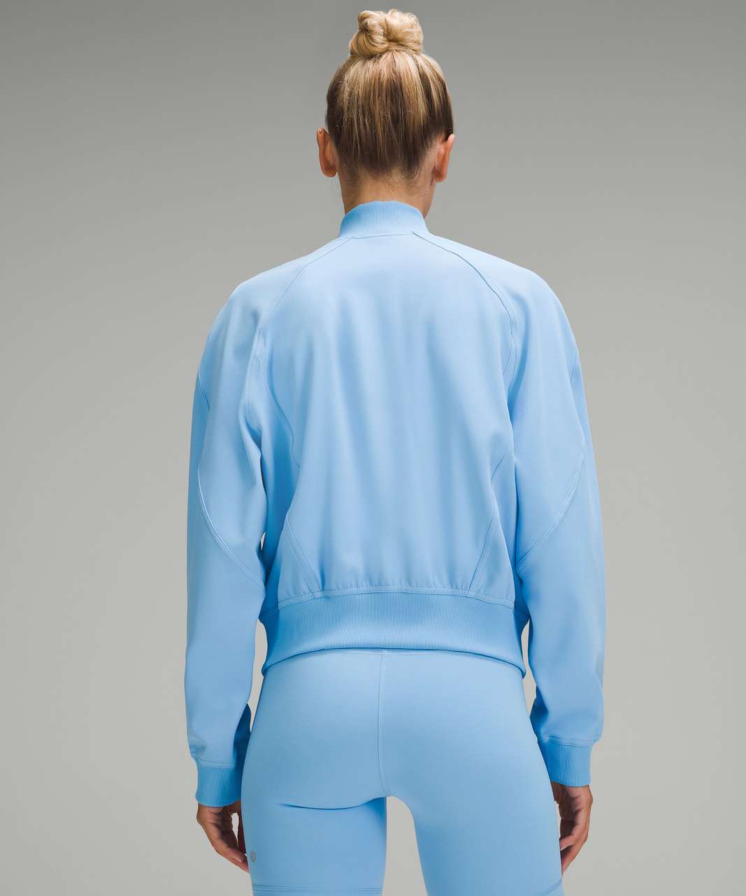 Lululemon Athletica Color Block Solid Blue Track Jacket Size 6 - 59% off