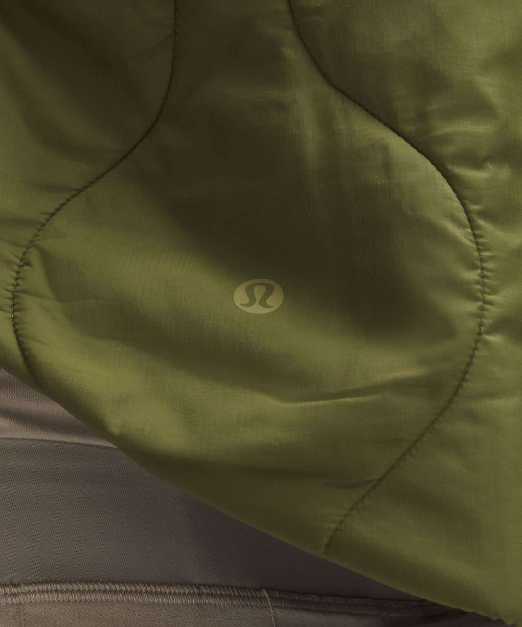 Lululemon Quilted Light Insulation Cropped Jacket - Ether Green