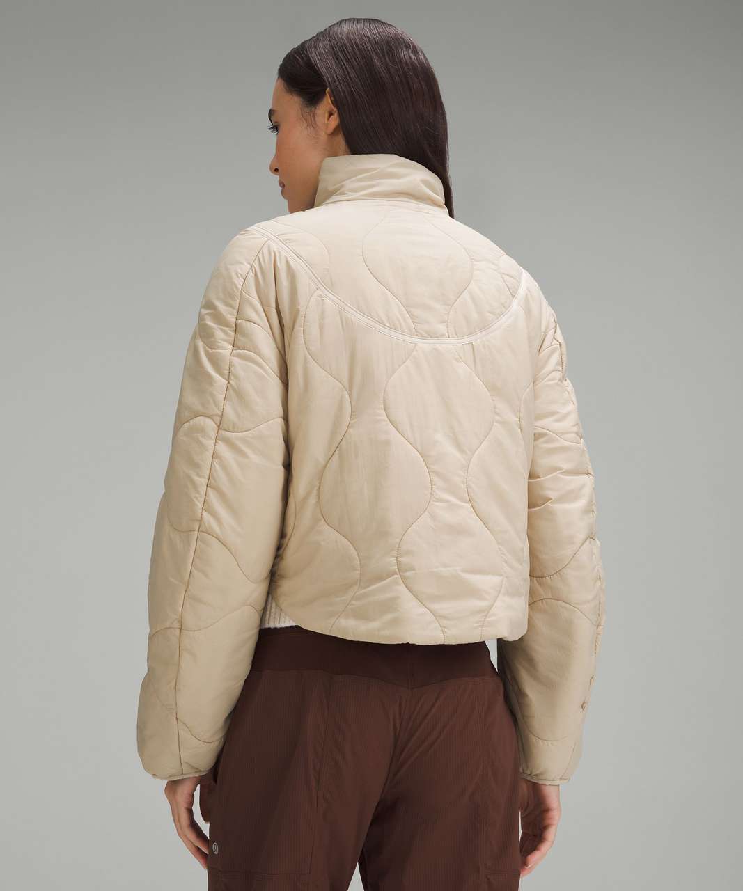 Lululemon Quilted Light Insulation Cropped Jacket - Trench