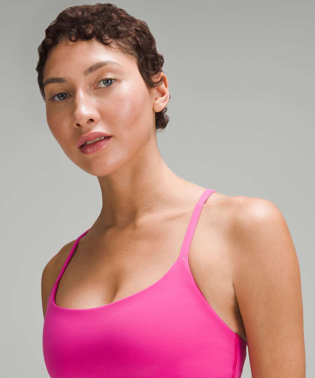 Lululemon Wunder Train Strappy Racer Bra *Light Support, A/B Cup - Sonic Pink