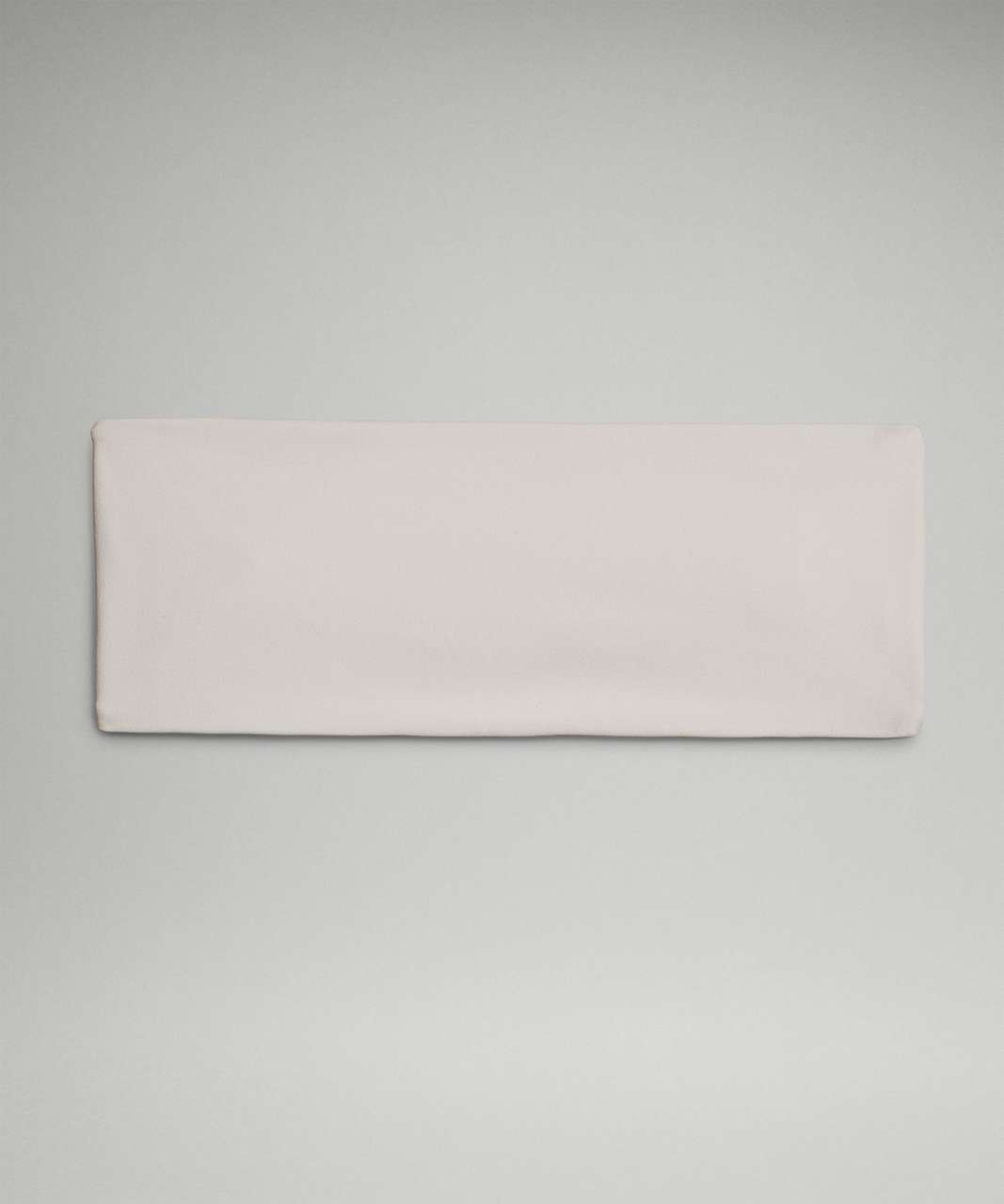 Lululemon Womens Nulu Wide Reversible Headband - White / Bone