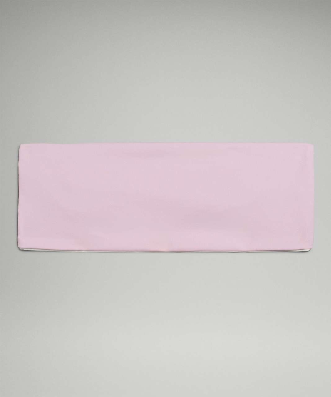 Lululemon Womens Nulu Wide Reversible Headband - Pink Peony / Bone