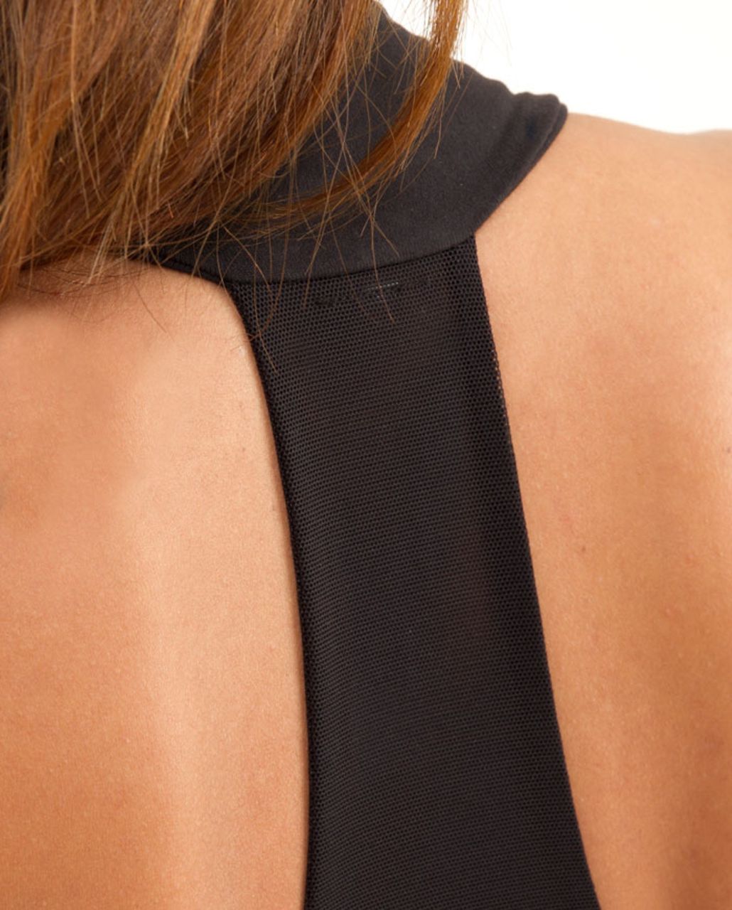 Lululemon Scoop Neck Tank - Black /  Black Glacier Lace Embossed