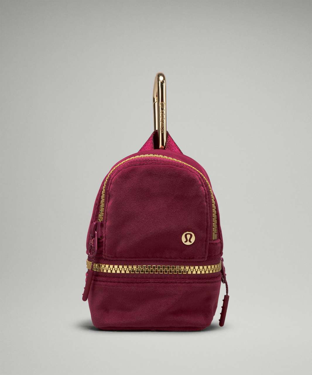 Lululemon City Adventurer Backpack Nano *Velour - Wine Berry / Gold