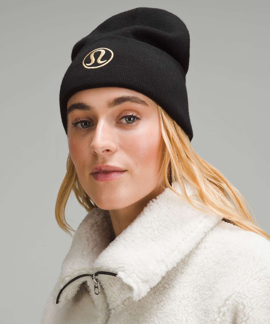 Lululemon Womens Warm Revelation Set - Black / Gold - lulu Lululemon Womens Warm Revelation Set - Black / Gold - lulu