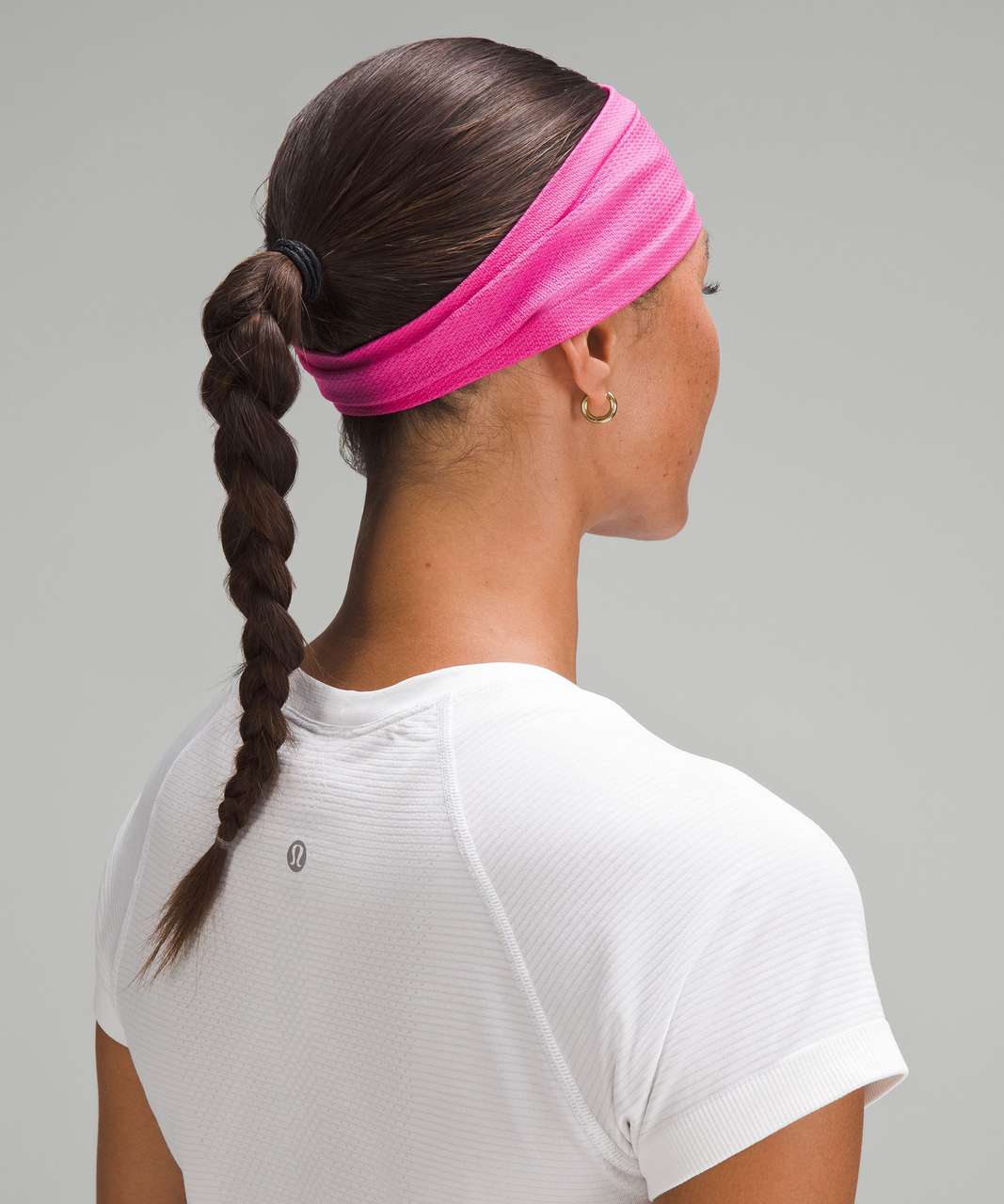 Lululemon Womens Swiftly Wide Headband - Sonic Pink / Sonic Pink