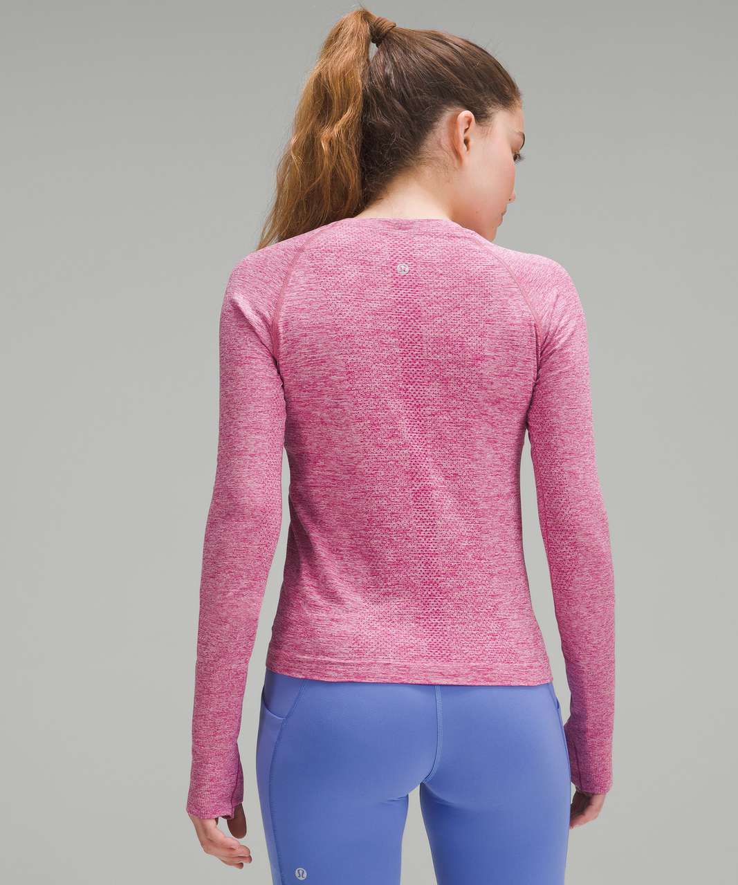 Lululemon Swiftly Tech Long-Sleeve Shirt 2.0 *Race Length - Wild Berry / Pink Peony