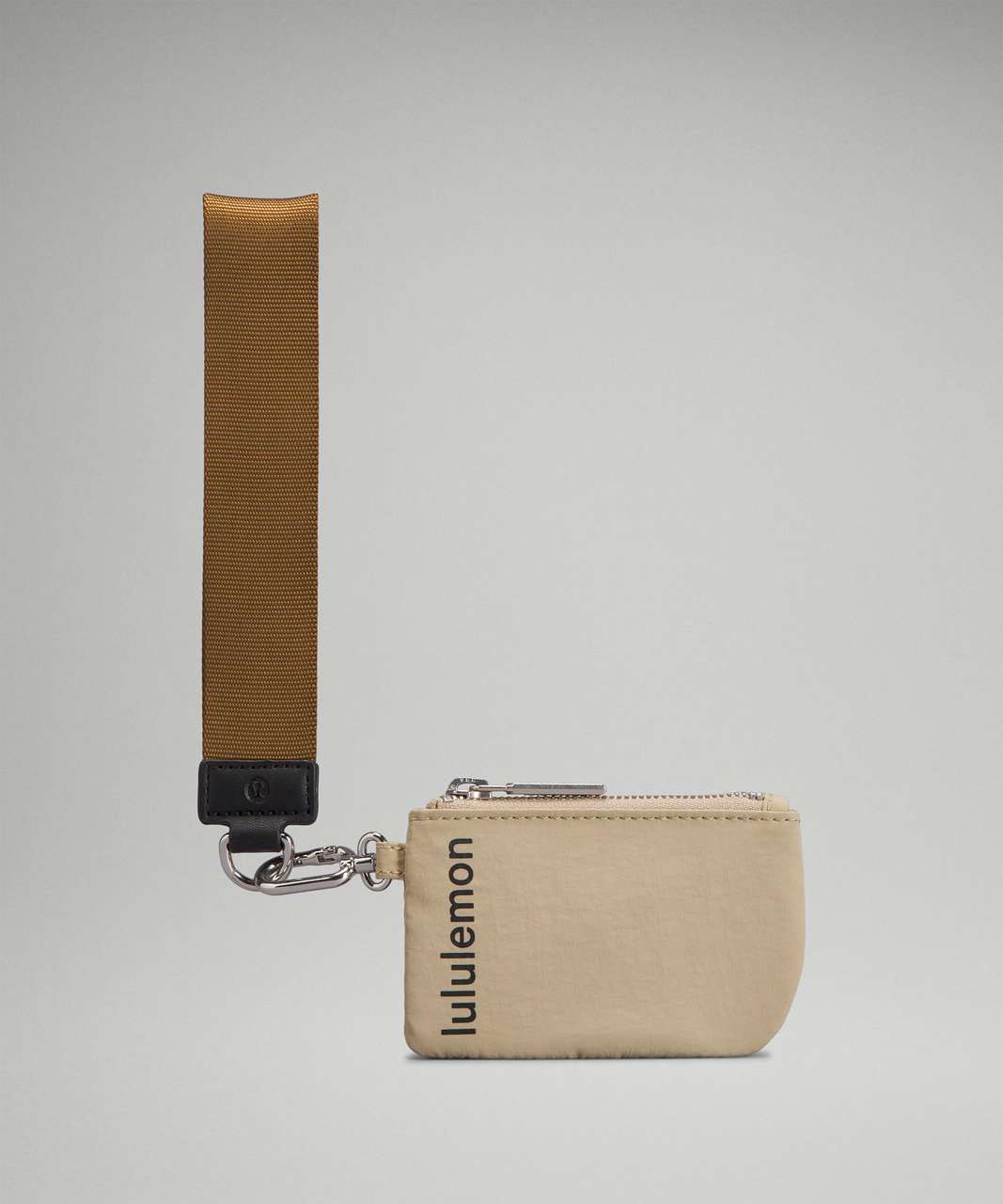 Lululemon Dual Pouch Wristlet - Black / Traverse Grey - lulu fanatics