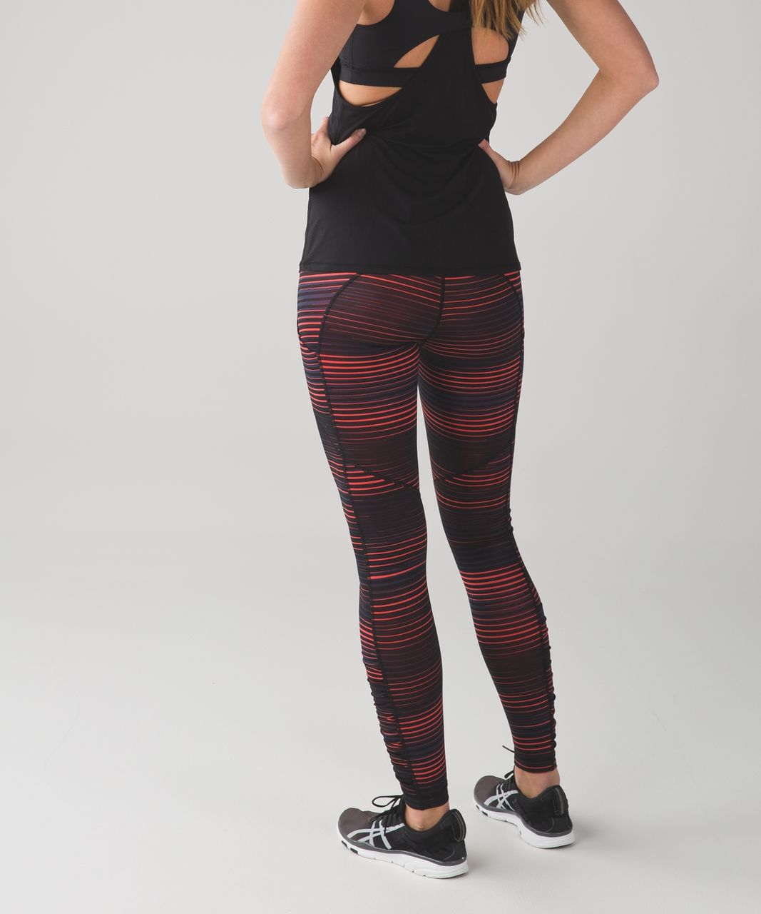 Lululemon black speed tight reflective weave - Agent Athletica