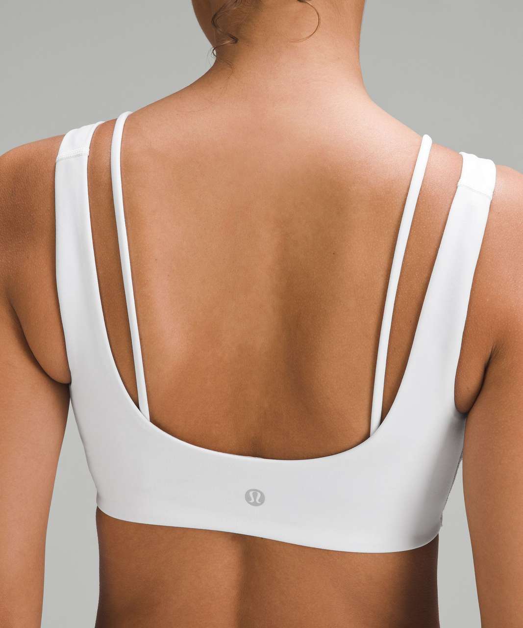 Lululemon Everlux Front Cut-Out Train Bra *Light Support, B/C Cup - White