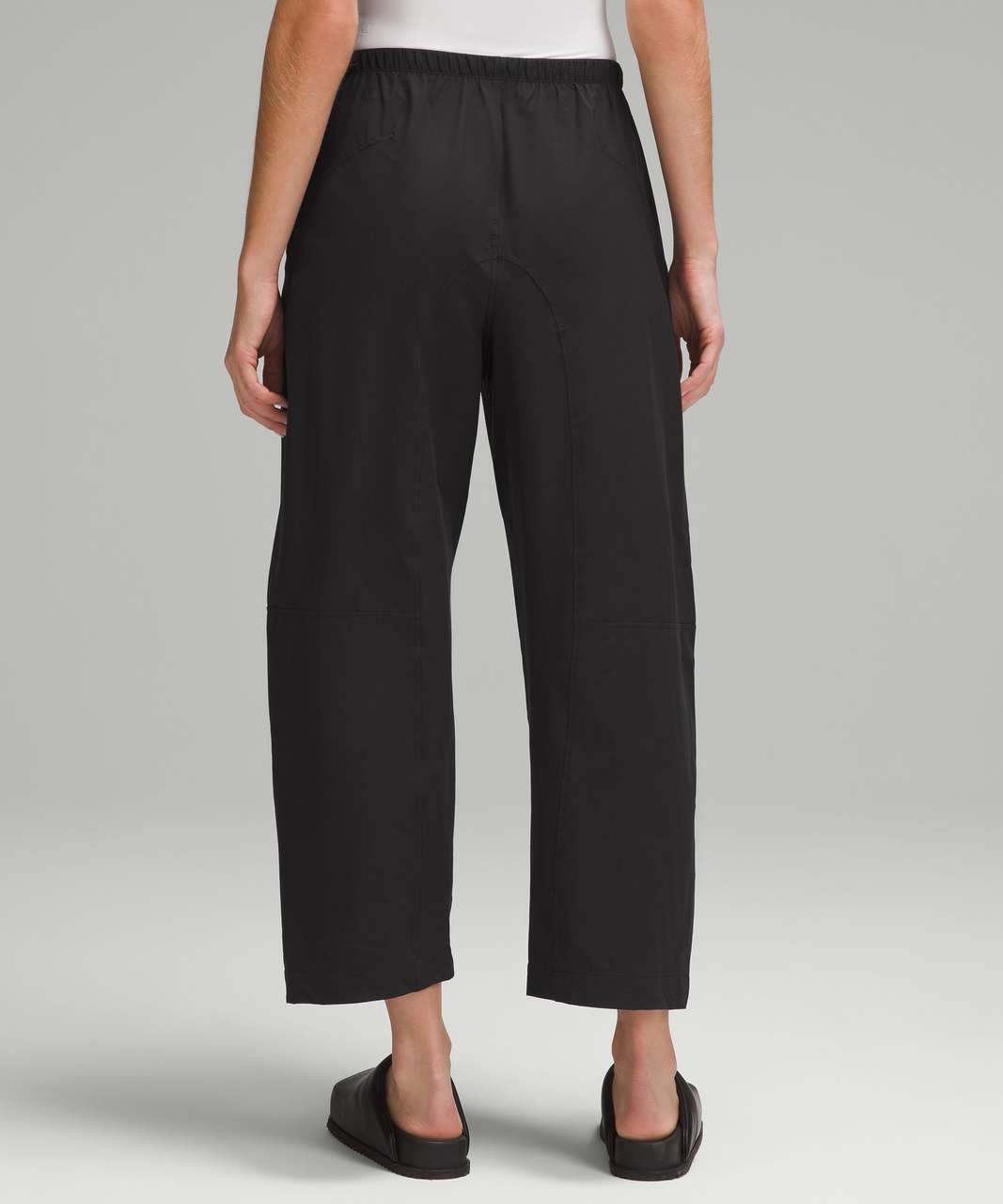 Lululemon athletica Ribbed Softstreme Mid-Rise Wide-Leg Cropped Pant 25, Women's Capris