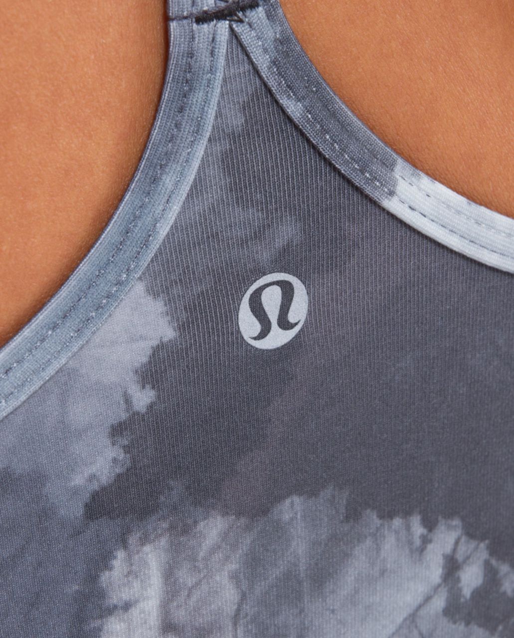 Lululemon Power Y Tank - White Coal Tinted Canvas Super