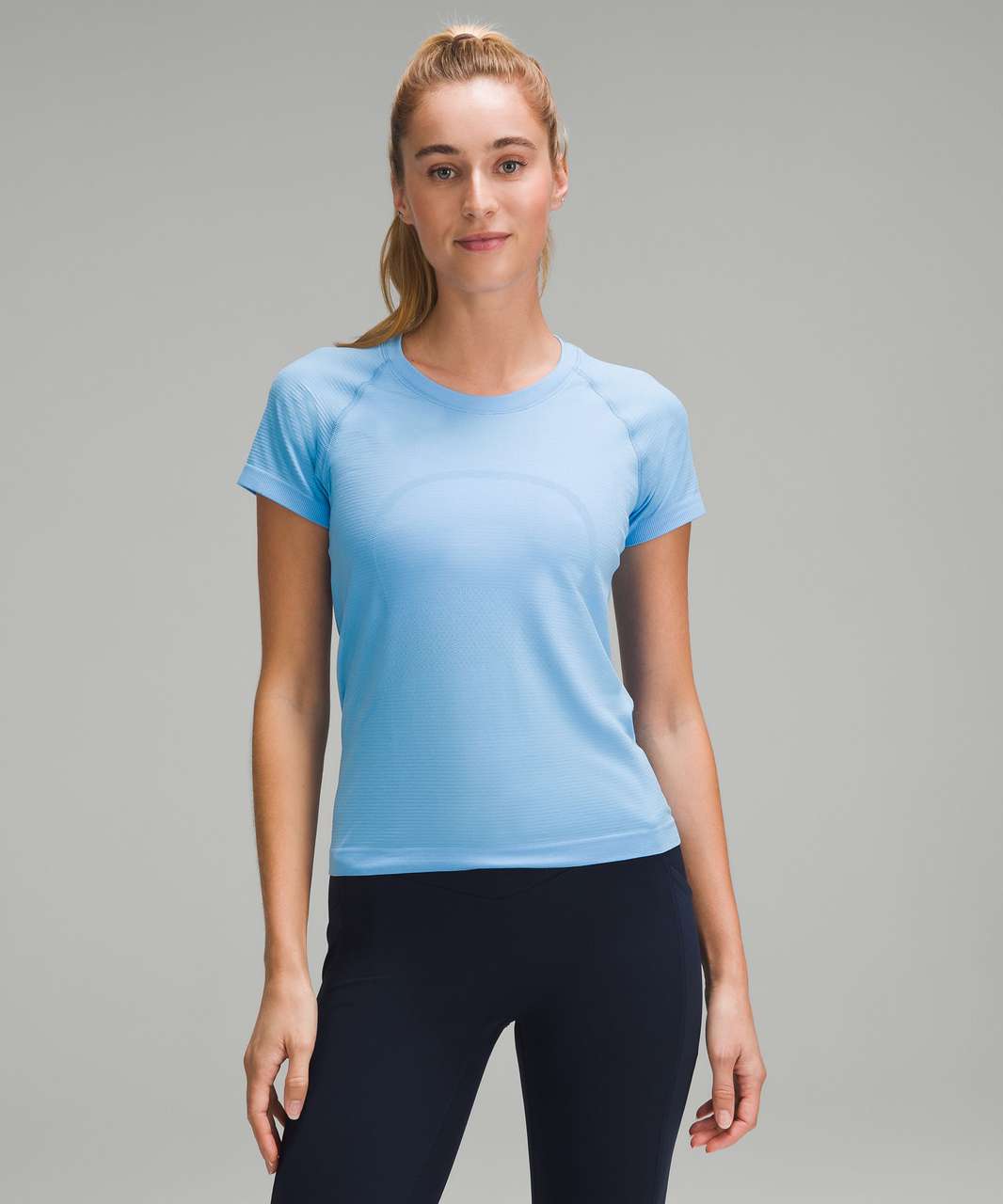 Lululemon Swiftly Tech Short-Sleeve Shirt 2.0 *Race Length - Aero Blue / Aero Blue